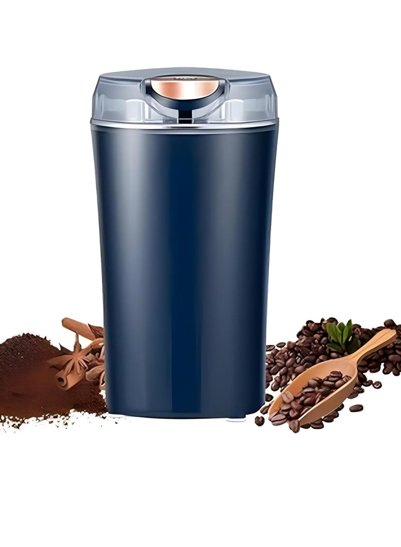 ELTRAZONE OG Electric Coffee Grinder – 200W Stainless Steel with Timer and Filter (Compact Design) - Image 1