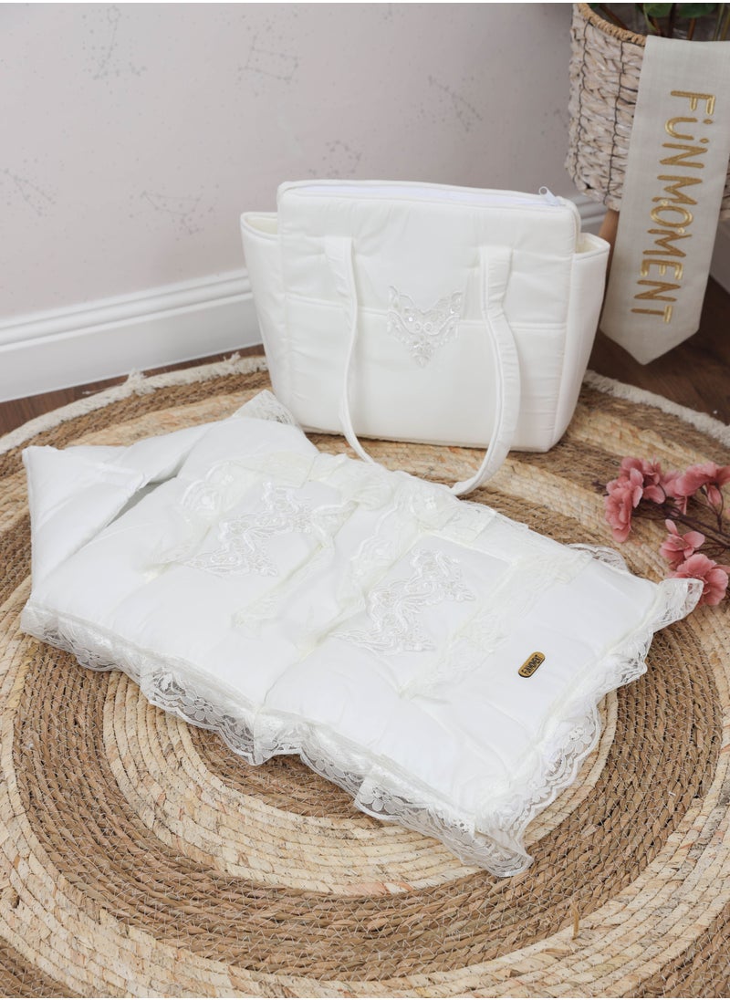 FUN MOMENT Newborn Baby Sleeping Bags with Portable Diaper Storage Bag  - Image 1
