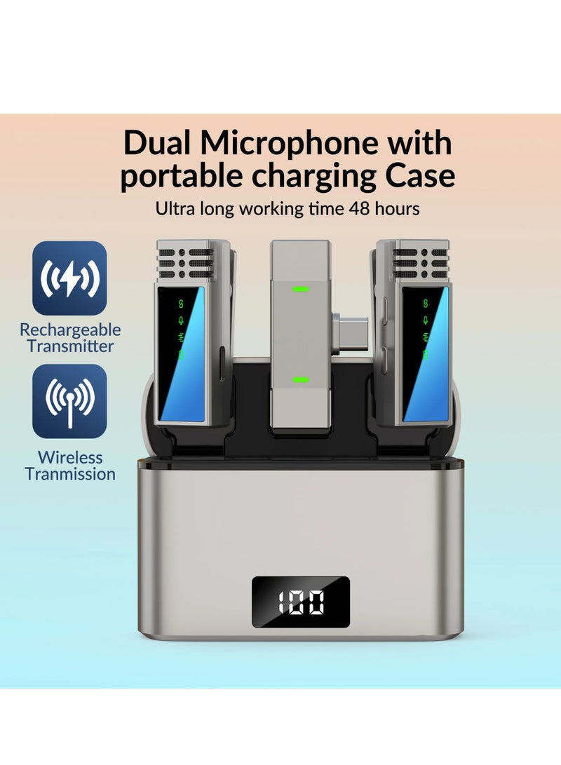 Jmary MW-15 USB-C Type-C Port 2.4G Lavalier Wireless Microphone - Image 5