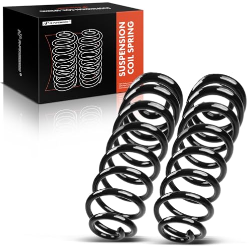 A-Premium 2Pcs Rear Suspension Coil Spring Set Compatible with Ford Crown Victoria & Mercury Grand Marquis 1998-2011 & Lincoln Town Car, Driver and Passenger Side - Image 1