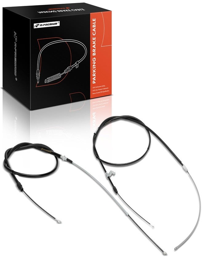 A-Premium Parking Brake Cable Replacement for Chevrolet Silverado 1500 2009-2013, Rear Left & Right, Set of 2 - Image 1