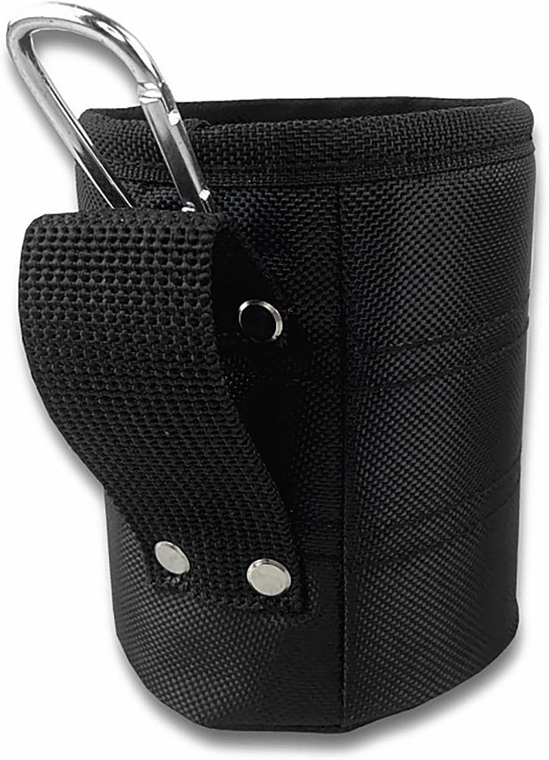 Black Tool Belt Pouches for Screw and Nails Organization Carpenter Waist Bag for Home Repairs and Travel Oxford Fabric Tool Bag - Image 1