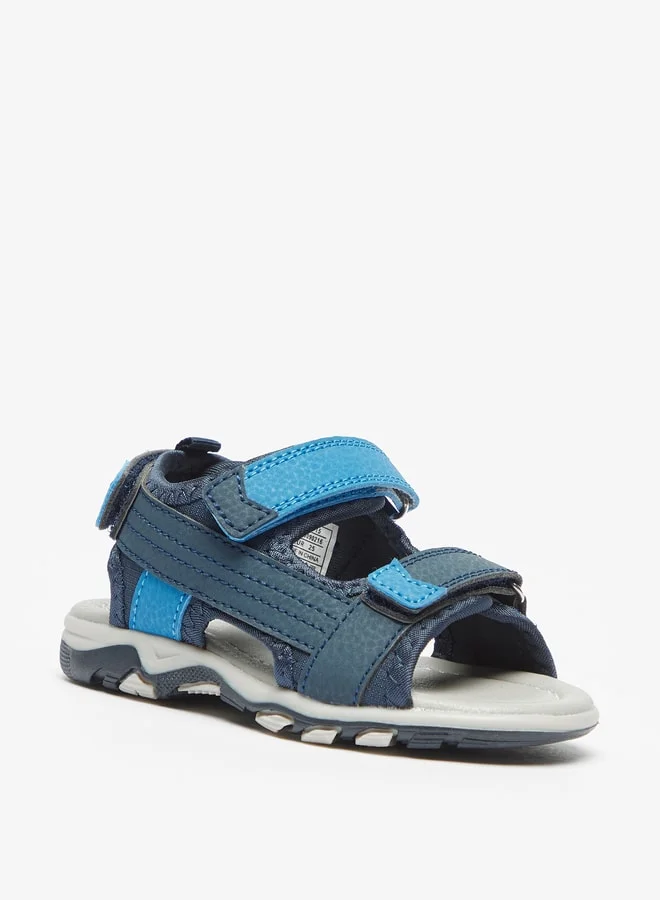 LBL by Shoexpress Girls Textured Floaters with Hook and Loop Closure