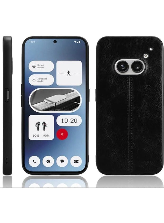 general Compatible with Nothing Phone 2a Premium PU Leather Anti-Slip Grip Sturdy Bumper Shockproof Full Body Case Men Women Phone Case - Image 1