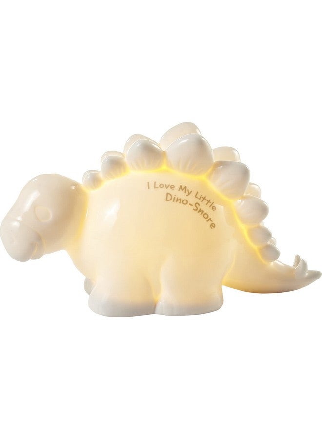 Precious Moments Precious Moments 221411 I Love My Little Dino-Snore Porcelain Nightlight - Image 1