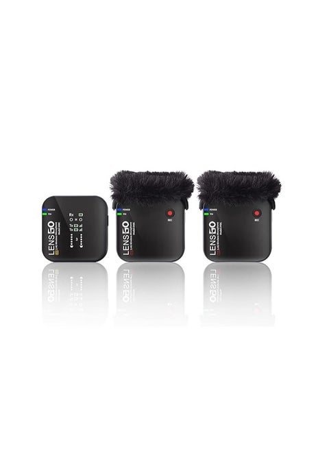 LENSGO 348C 1V2 WIRELESS MICROPHONE 2.4G WIRELESS LAPEL MIC