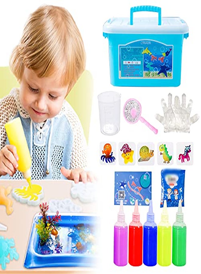 Feeon Magic Water ELF, Creative 3D Magic Gels Magic Water Creative ELF Toy for Kids, Aqua Fairy Toy Set Christmas Party Gift for Boys and Girls (5 color) - Image 1
