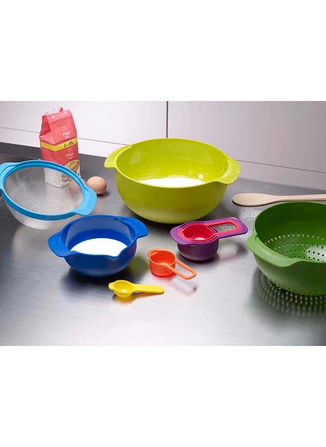 Joseph Joseph Joseph Joseph Nest food preparation set 9 peices Multi Colour  - Image 4