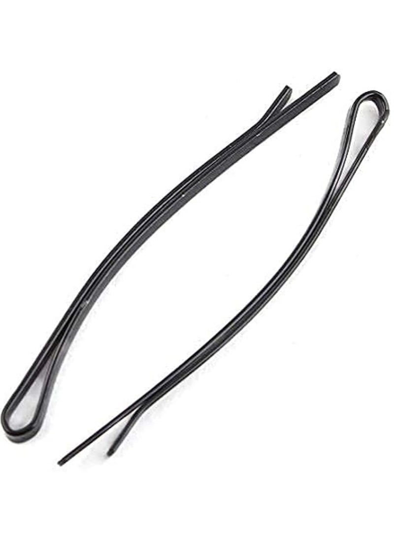 Accessories 22 Black Metal Bobby Bob Side Hair Pins for Girls | 33pcs (Black, Large, 6.5mm) - Image 3