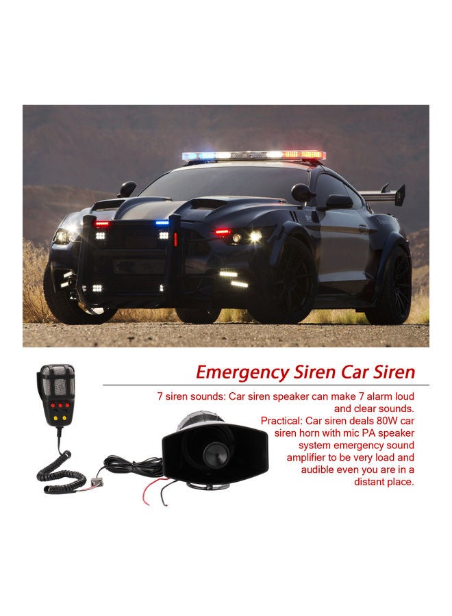 Loquat Emergency Amplifier Hooter Siren With Mic - Image 3