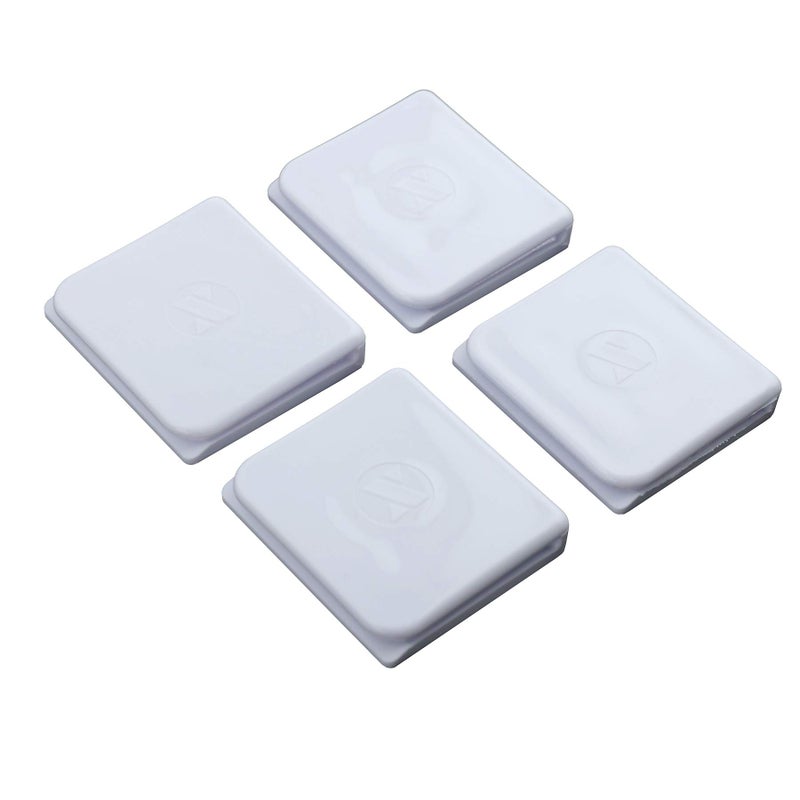 SlipX Solutions Adhesive Shower Splash Clips for Shower Curtains Keeps Water Inside Your Shower Easy to Install No Tools Required 4 Clips Per Pack