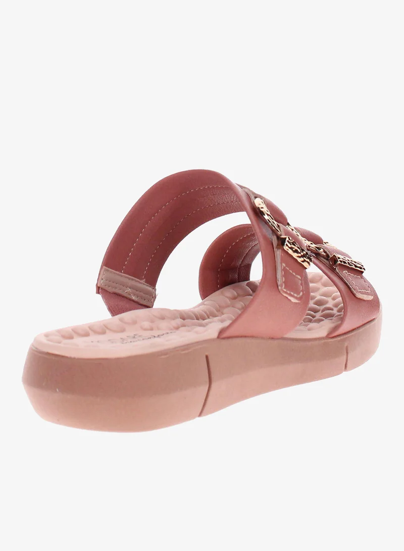 Modare Beige Modare Women’s Flat Summer Footwear – Lightweight Slip-On Comfort with Stylish Casual Design for Women | Best Price UAE