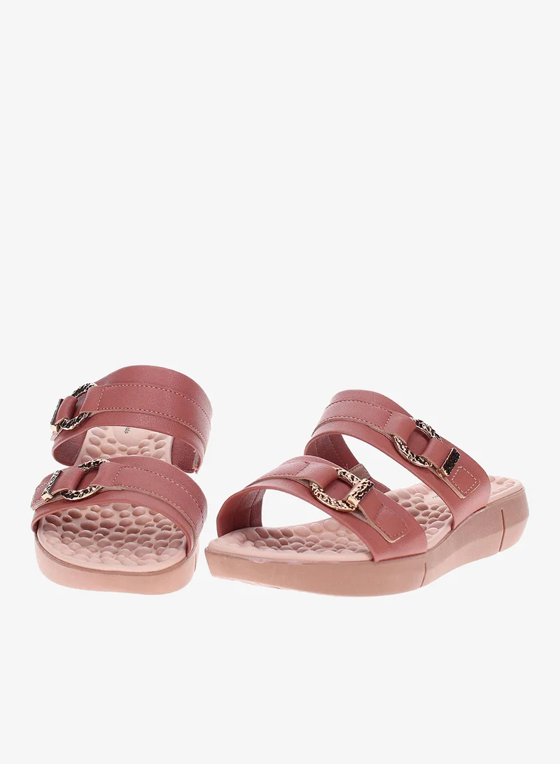 Modare Beige Modare Women’s Flat Summer Footwear – Lightweight Slip-On Comfort with Stylish Casual Design for Women | Best Price UAE