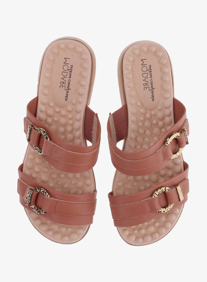 Modare Beige Modare Women’s Flat Summer Footwear – Lightweight Slip-On Comfort with Stylish Casual Design for Women | Best Price UAE