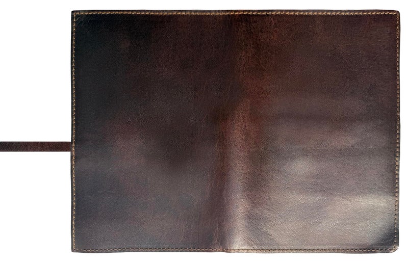 RUSTIC TOWN Leather Pencil Case Roll Up Color Pencil Organizer For Boys Girls - Pen Pouch For Artist Paint Brush Holder, School, Work & Office,Brown - Image 5