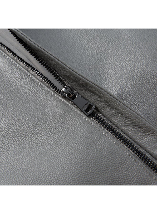 Fapai Spring And Autumn Durable Casual Lapel Men's Genuine Leather Jacket Simple Coat Men's Business Jacket - Image 5