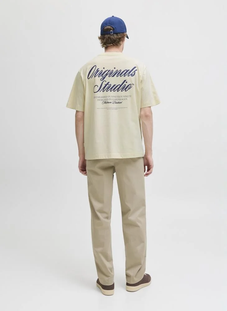 JACK & JONES Logo Crew Neck T-Shirt
