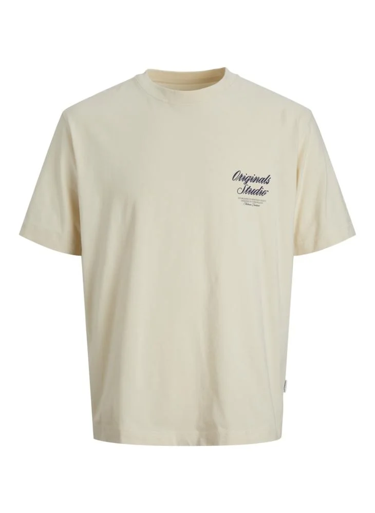 JACK & JONES Graphic Crew Neck Regular Fit T-Shirt