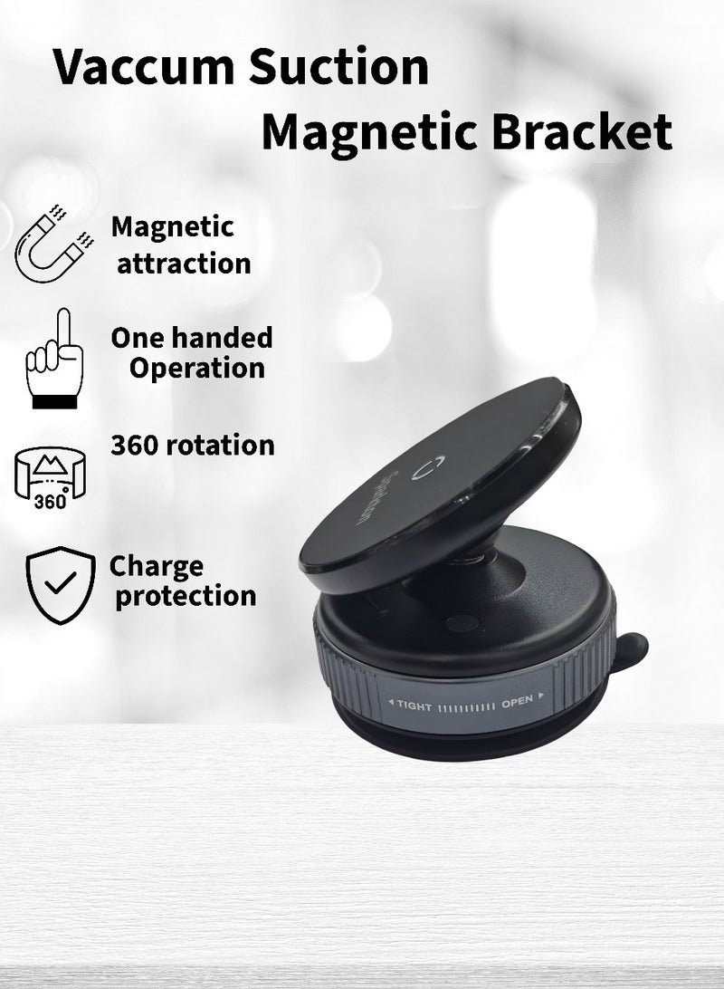 Sparkton 360° Rotating Magnetic Car Phone Holder Dashboard Mount Universal Foldable Mobile Stand for iPhone Samsung Strong Magnet Car Mount Hands-Free Driving Phone Dock Compact Auto Mobile Holder GPS Bracket Car Accessories for All Smartphones holder. - Image 3