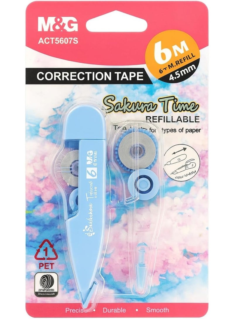 M&G Chenguang Correction Tape, Easy to Use Applicator for Instant Corrections 6M * 5MM - 1pcs - No:ACT56075 - Image 4