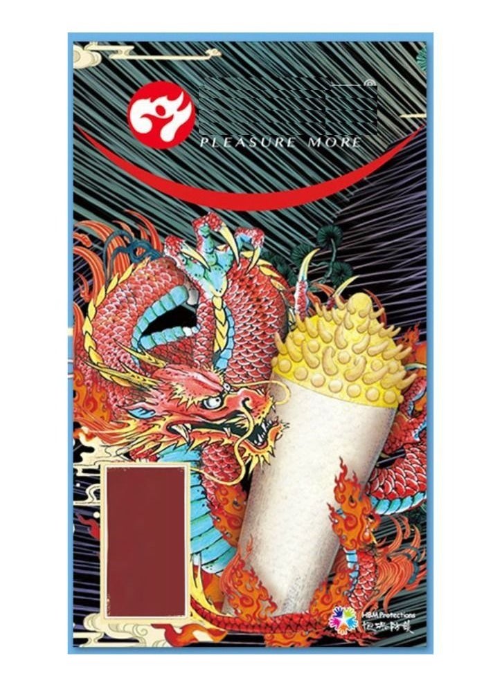 UNIVERSAL Special Shape Thin Dragon Condom 1 box 2 InsideMore Pleasure Comfortable passion 