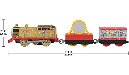 THOMAS & FRIENDS FisherPrice Thomas Friends Trackmaster Golden Thomas Motorized Train Engine for Preschoolers Ages 3 Years Older - Image 5