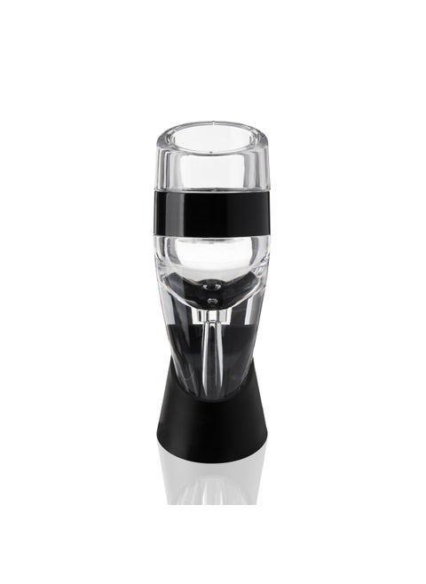 True Aereo Wine Aerator  Decant Instantly with Aerator for Standard Bottles with Stand BPAFree Plastic Dishwasher Safe Set of 1