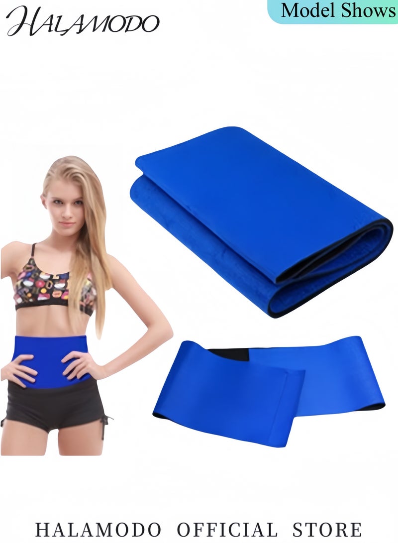 هالامودو حزام شد الخصر وحزام تدريب الخصر وحزام ساونا العرق وحزام شد البطن وحزام شد الخصر وحزام تنحيف الجسم وحزام شد الخصر وحزام رياضي للنساء والرجال - Image 5