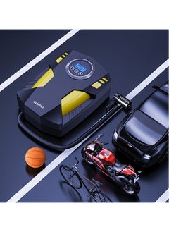SUITU Digital Car Tyre Inflator Air Compressor with Auto Stop and LED Light 12V Fast Portable Air Pump for Car Bicycle Motorcycle Ball Air Mattress  - Image 3