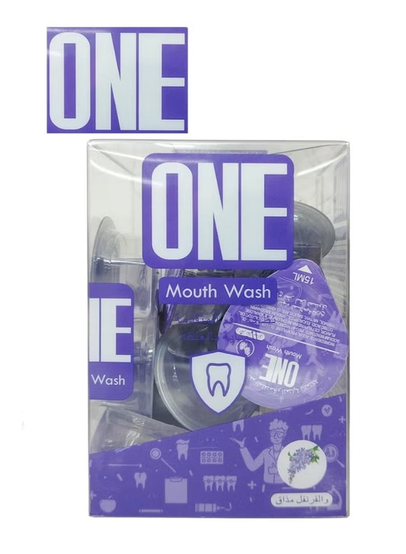 One Mouthwash Capsules with Clove Extract 20 * 15 ml