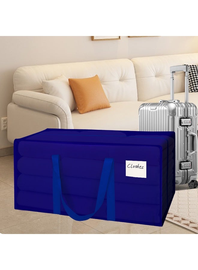 2pcs Extra Heavy Duty Large Moving Bags，Storage Totes With Comfortable Handle And Strong Zipper,For Space Saving Moving Storage College Supplies Alternative To Moving Box - Image 5