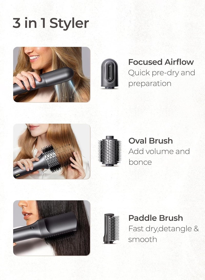 TYMO Airexcel 3 in 1 High Speed Hot Air Brush, Styler & Straightener  - Image 2