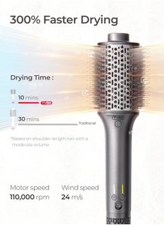 TYMO Airexcel 3 in 1 High Speed Hot Air Brush, Styler & Straightener  - Image 3