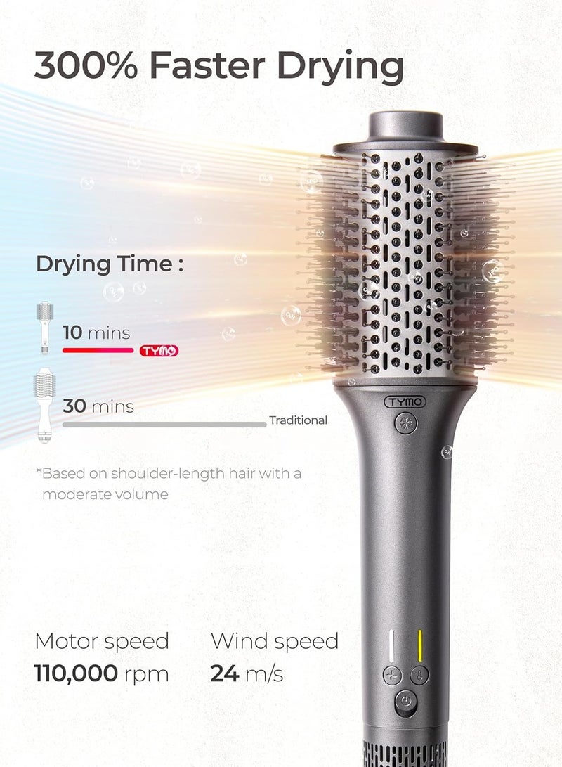 TYMO Airexcel 3 in 1 High Speed Hot Air Brush, Styler & Straightener  - Image 3