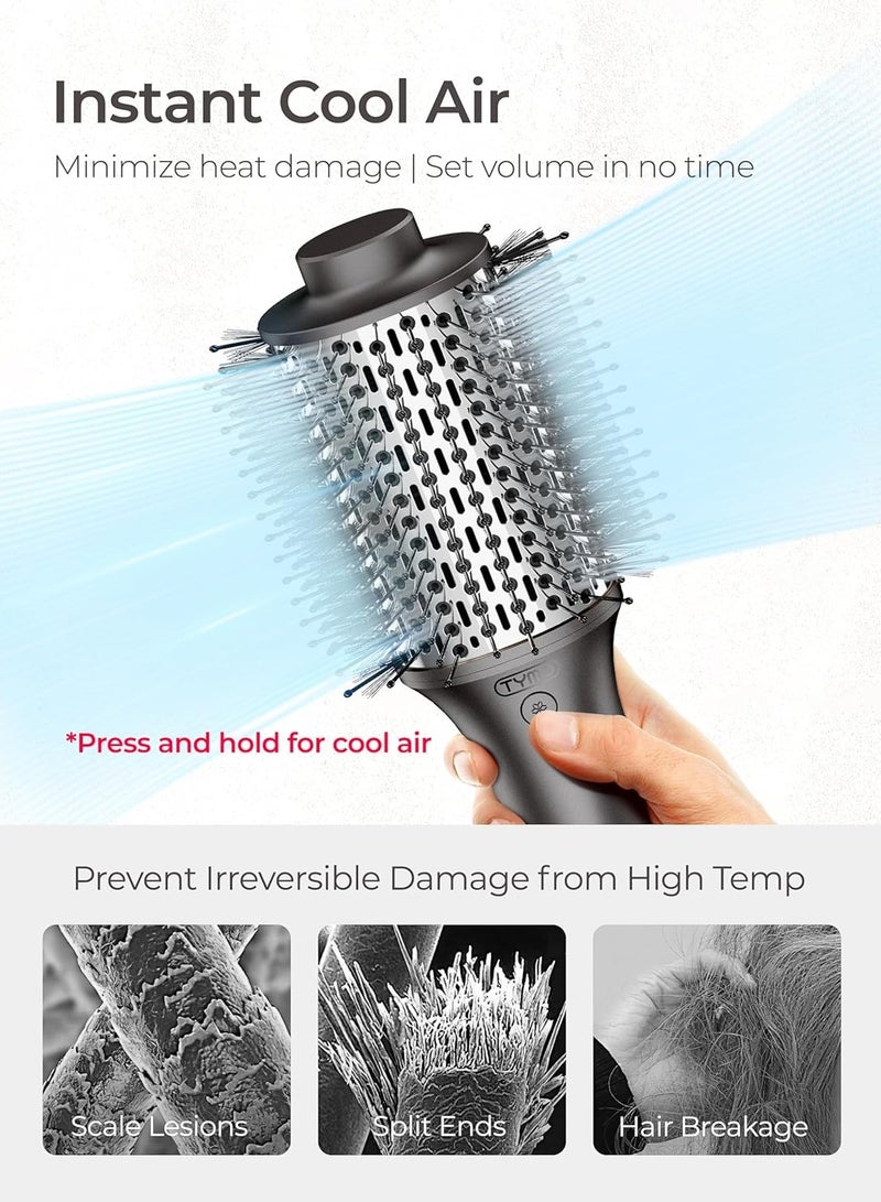 TYMO Airexcel 3 in 1 High Speed Hot Air Brush, Styler & Straightener  - Image 5