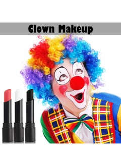 Clown White Joker Devil Makeup Kit,Cream Black White Red Face Body Paint Stick,Halloween Face Paint For Vampire Skeleton Clown Spiderman,Eye Black Stick For Baseball/Football/Softball - pzsku/Z584E165469DC4E0305F8Z/45/_/1734437875/acfb64aa-bd49-4aae-8b2e-8daeac513bd3