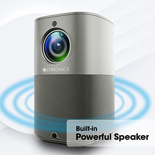 ZEBRONICS PIXAPLAY 18, Smart LED Vertical Projector, 3800 Lumens, 4K Support, Dolby Audio, 200 inch Screen Size, HDMI, USB, WiFi, Supports Bluetooth, 1080p Native, Electronic Focus, APP Support - Image 5