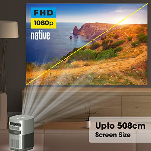 ZEBRONICS PIXAPLAY 18, Smart LED Vertical Projector, 3800 Lumens, 4K Support, Dolby Audio, 200 inch Screen Size, HDMI, USB, WiFi, Supports Bluetooth, 1080p Native, Electronic Focus, APP Support - Image 4