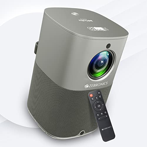 ZEBRONICS PIXAPLAY 18, Smart LED Vertical Projector, 3800 Lumens, 4K Support, Dolby Audio, 200 inch Screen Size, HDMI, USB, WiFi, Supports Bluetooth, 1080p Native, Electronic Focus, APP Support - Image 2