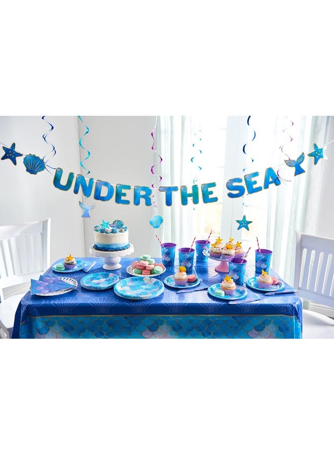 American Greetings Mermaid Party Supplies, Banner Decoration Kit (7-Count) - Image 3