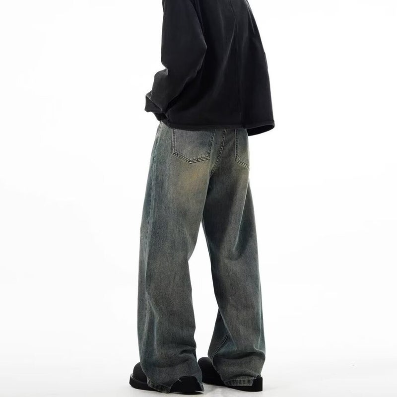 Unisex Casual Daily Denim Jeans - Image 1