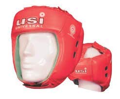 USI Lite Contest Head Guard (Red, Medium) 615DP - Image 4