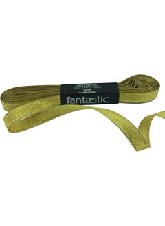 Fantastic Gold Glitter Woven Ribbon / 1cm  - Image 1