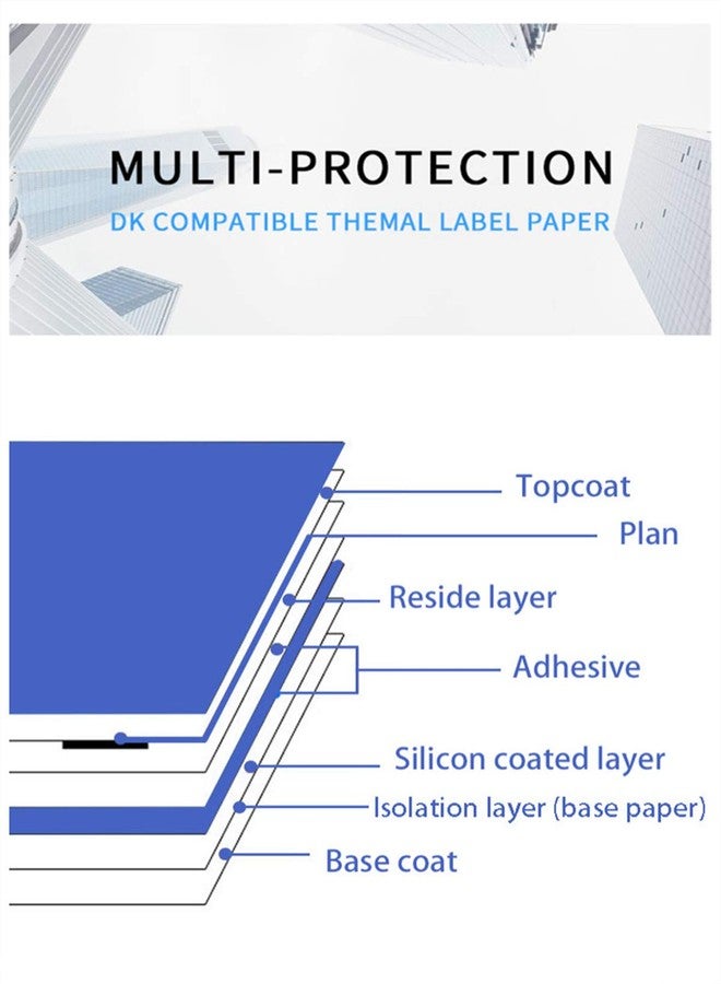 Aomya 3 Pack DK-1247 Compatible Die-Cut Wide Format Shipping Mailing Postage Address Labels Paper Roll 4.07" x 6.4" (103mm×164mm) White Labels with 3 Reusable Cartridges use for QL-1100 QL-1110NWB (3) - Image 3