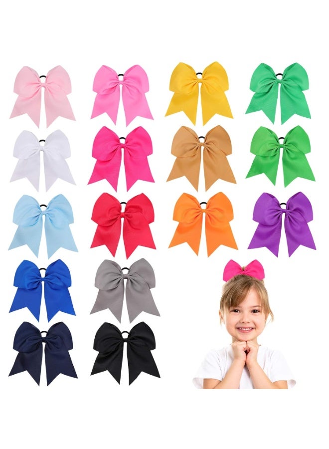 Y&D 26-Piece Children's Headwear Bow Tie Hair Loop Cheerleading Swallowtail Fish Tail Rubber Band 8inch - Image 1