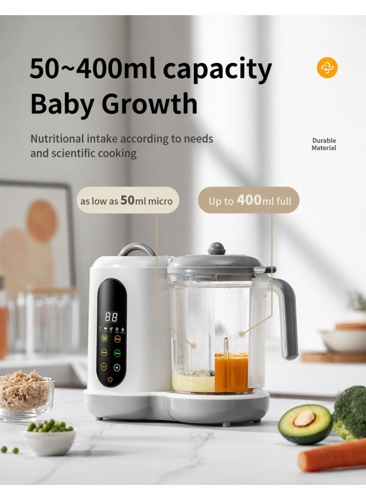 Hirospace 5-in-1 Multifunctional Baby Food Maker, Electric Blender & Steamer Combo, Food Processor for Homemade Baby Food, Perfect for Infants & Toddlers - Image 3