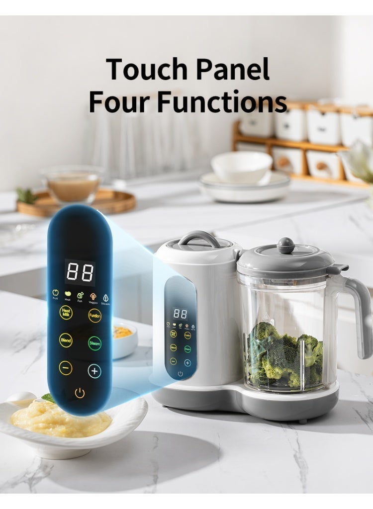 Hirospace 5-in-1 Multifunctional Baby Food Maker, Electric Blender & Steamer Combo, Food Processor for Homemade Baby Food, Perfect for Infants & Toddlers - Image 5