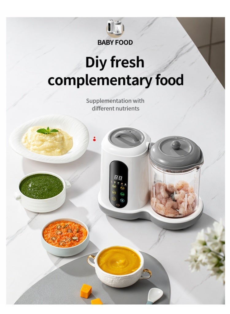 Hirospace 5-in-1 Multifunctional Baby Food Maker, Electric Blender & Steamer Combo, Food Processor for Homemade Baby Food, Perfect for Infants & Toddlers - Image 1