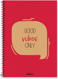 Le Color 4-Piece School Notebook Set 17X24 Eco Kraft Square 200 Pages  - Image 3