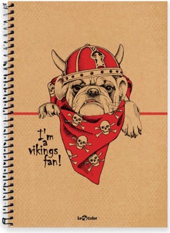 Le Color 4-Piece School Notebook Set 17X24 Eco Kraft Square 200 Pages  - Image 2